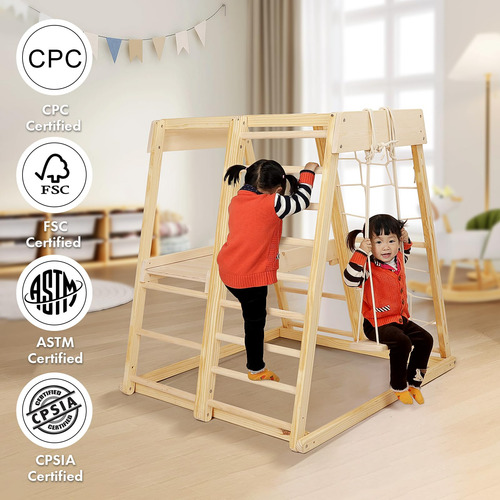 Juguete De Escalada Para Niños Pequeños 7 En 1 Madera