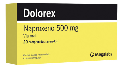 Dolorex® 500 Mg X 20 Comprimidos - Naproxeno