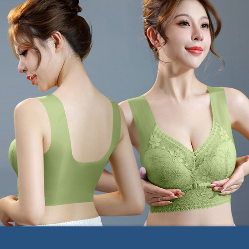 M Ropa Interior De Encaje Sin Tirantes Para Mujer Con Cuello