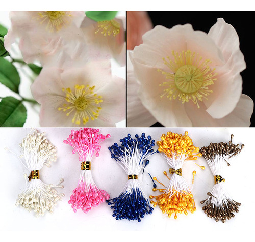 Estambre De Flores, 900 Unidades, Artificial, Secado A Mano,