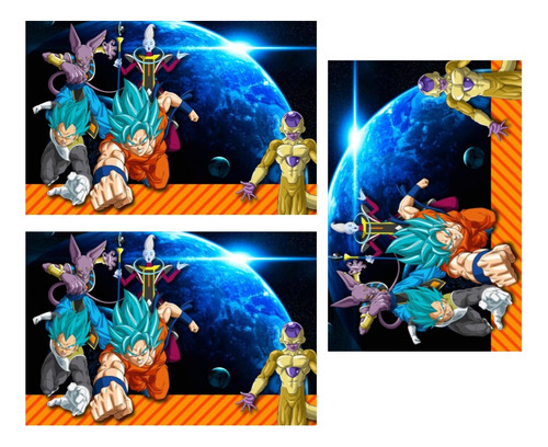 Kit Imprimible Cumpleaños Super Dragon Ball Goku