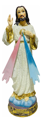 Jesús Misericordioso En Porcelana 30cm + Novena