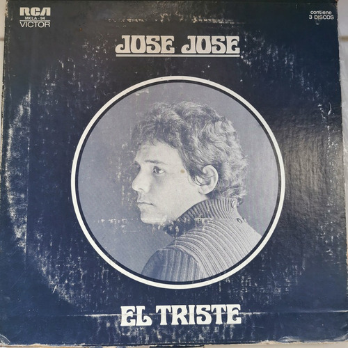 Disco Lp:jose Jose Album- El Triste 3 Lps