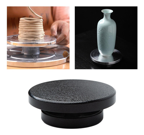 Manual De Rueda De Escultura De Cerámica Para 11cm Negro