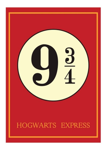 Placa Decorativa Em Mdf Harry Potter Filme Livro 20x30cm
