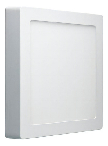 Luminária Painel Plafon Led Sobrepor 17x17 12w 3000k Cor Branco Quente 3000K