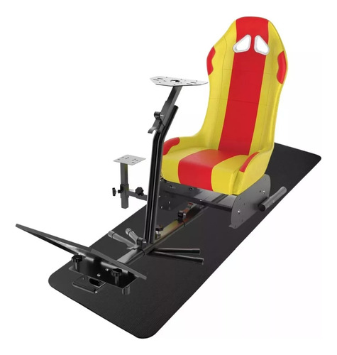 Cockpit Playseat Simulador Manejo Flexible Con Alfombra A2