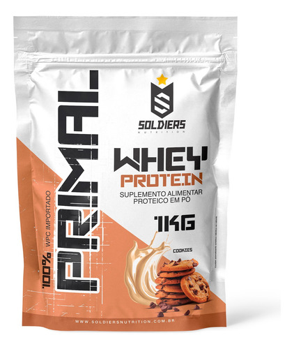 Whey Protein Primal 1kg - Importado - Soldiers Nutrition