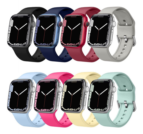 Compatible Con Apple Watch Band 41 Mm 40 Mm 38 Mm, Paqu...
