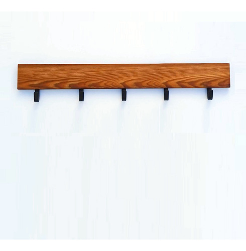 Perchero Pared Moderno Madera Hierro Pinotea Industrial