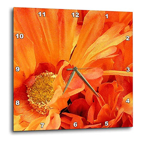 Llc Dpp_23419_3 Reloj De Pared Con Flores De Color Nara...