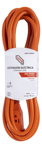 Multicontacto Iusa 619347color Naranja