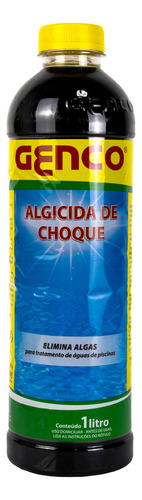 Algicida De Choque Genco Tratamento Piscina Elimina Algas