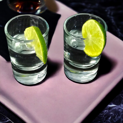 Vaso Tequilero Redondo De 54ml 2 Oz Caja De 24 Piezas