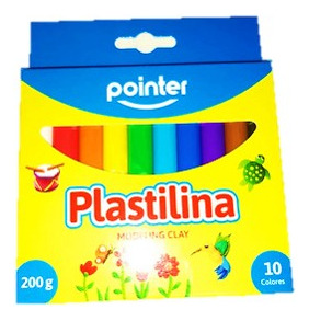 Plastilina Pointer Barra Gruesa 10 Colores Surtidos