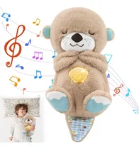 Comprar Nutria Peluche Que Respira Con Música,luces Y Movimientos Respiratorios,ligero Y Confortable Peluche Para Dormir,adecuado Para Los Niños Para Relajarse Y Dormir