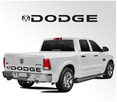 Adesivo Dodge Ram Caçamba Tampa Traseira Cmba07