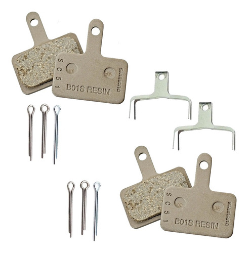 2 Pares Pastilha Freio Shimano Resina B01 Altus Acera Alivio