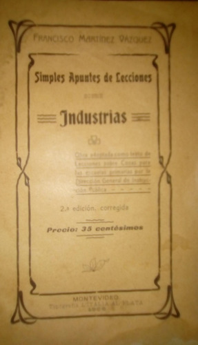  Industrias  Tipografia L'italia Al Plata 1905