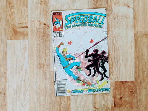 Comic En Ingles Marvel Speedball N°6 1989