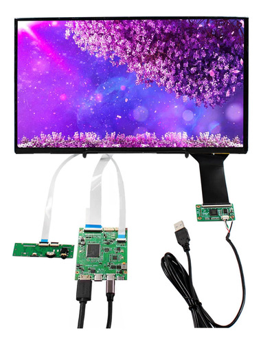 Fanyitek Monitor Pantalla Tactil 13.3  Sensor Fhd Ips Placa