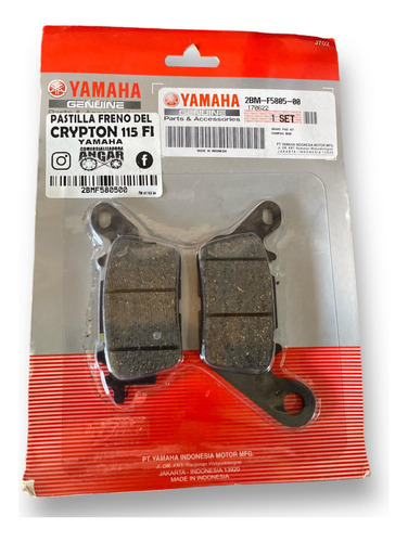 Pastilla Freno Delantera Crypton 115 Fi Nmax 155 Original