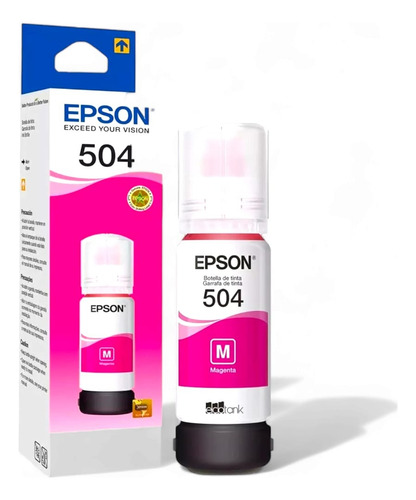 Kit 4 Recambios Tinta Epson T504 B Y C M L4150 L4260 L6161