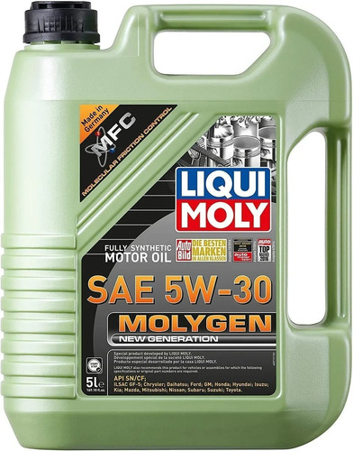 Aceite Motor Liqui Moly 5w30 Molygen Mfc Bidon 5 Litros