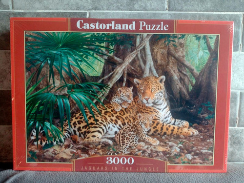 Rompecabezas Jaguares En La Jungla 3,000 Pzas Castorland