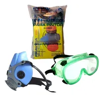 Comprar Kit Semimascara Fravida Con Filtros Para Pintor + Antiparras
