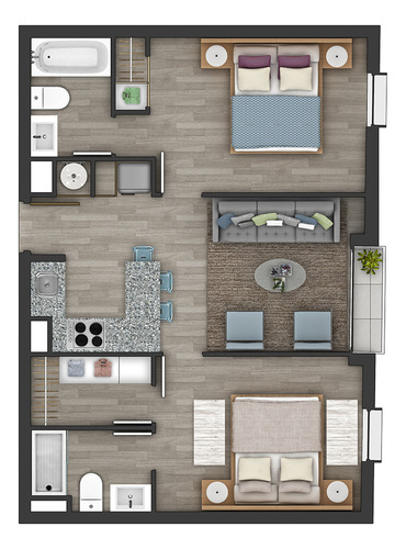 Edificio Home Inclusive Ejército Vista Norte Piso 1