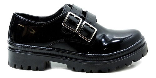 Zapato Niña Blasito 21e10 Charol Negro Escolar 21½-25 Gnv®