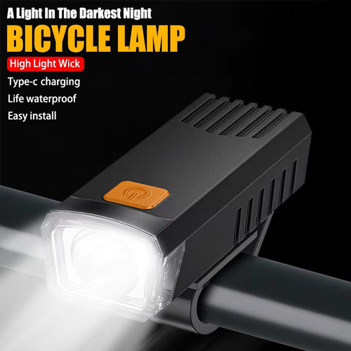Luz Fuerte, Impermeable, Para Bicicleta, Luz Frontal Con Car