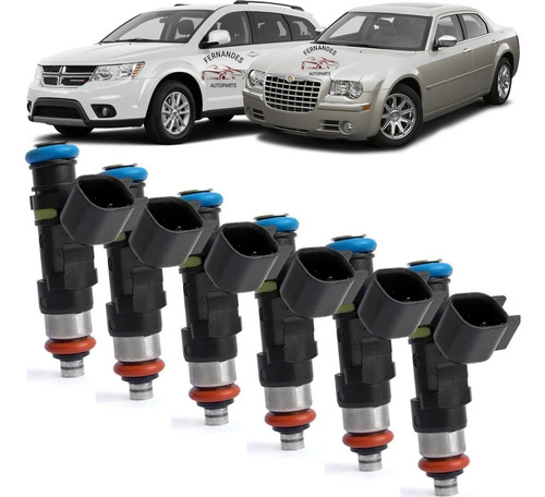 6 Bicos Injetores Dodge Journey 3.6 2.7 Chrysler 300c 24v