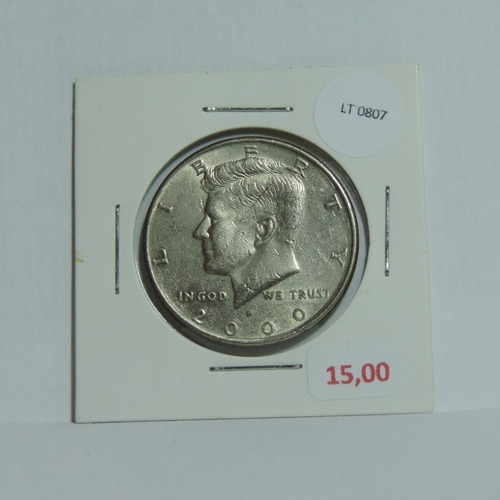 Moeda Eua Half Dollar 2000 Letra P Kennedy - Lt0807