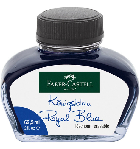 Tintero Faber Castell Color Azul 62,5 Ml
