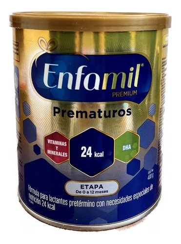 Leche Enfamil Premium Prematuros Etapa 0-12meses 24kcal 400g