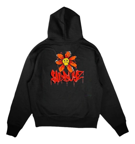 Hoodie Sudadera $ad Boys Frente Flore Atras Corrid Junior H