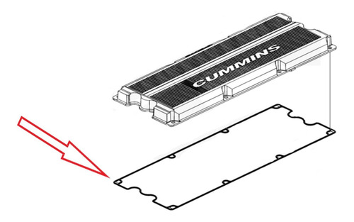 Cummins Isx Qsx Valvula Tapa Junta Nuevo