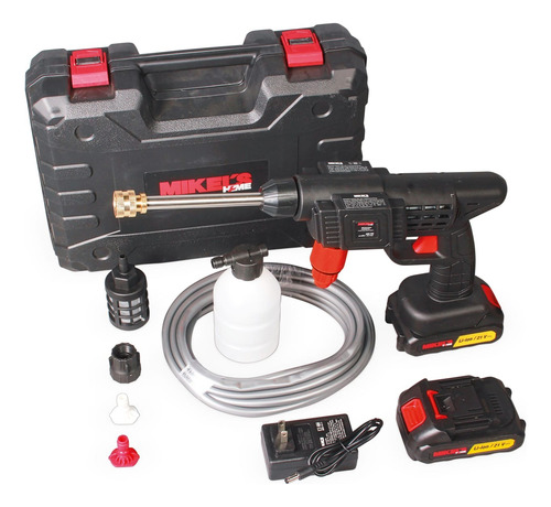 Hidrolavadora Inalámbrica Mikels Hid-21 Negro 50/60hz