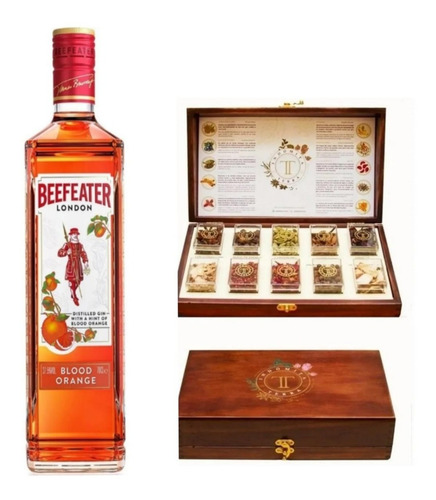 Estuche Indomita Terra Mixologia+gin Beefeater Blood Orange 