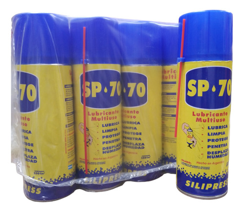 Silipress Lubricante Multiuso Sp70 Pack X 12 Unid De 250 Cm3