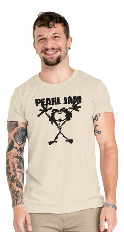 Polera Pearl Jam Rock Metal 100% Algodón Orgánico Mus37