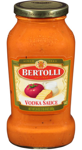 Salsa De Tomate Fresco Y Vodka Para Pasta Bertolli