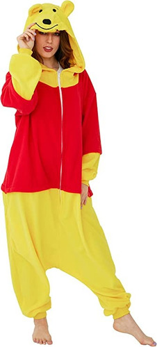 Disfraz Pijama Winnie Pooh Para Mujer Hombres Unisex Damas Adultos Envio Gratis A