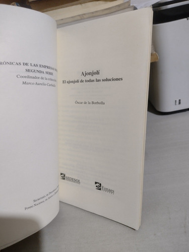 El Ajonjolí De Todas Las Soluciones Óscar De La Borbolla (Usado)