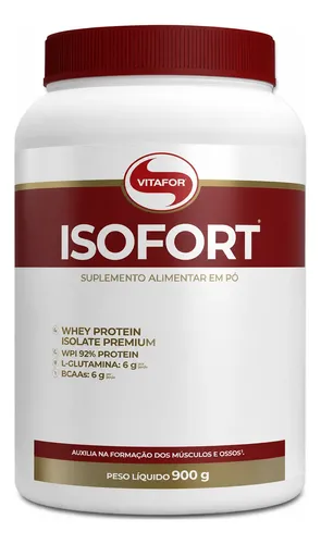 Vitafor Isofort Whey Protein Frutas Vermelhas 900g