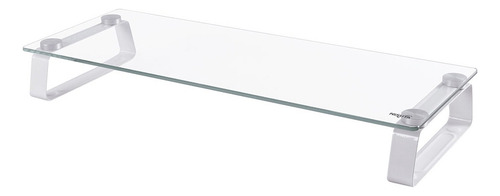 Base De Vidrio Templado Para Elevar Monitor Nisuta Ns-sotvme Color Transparente