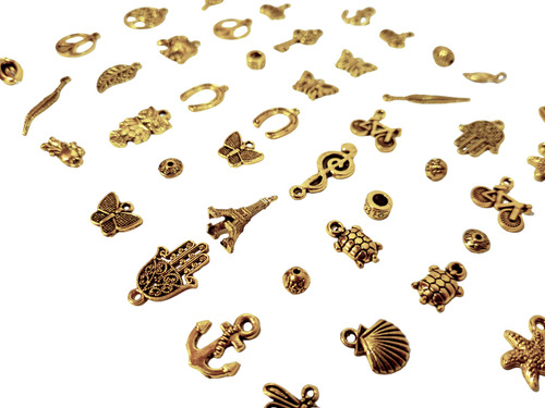 50 Piezas Chicas En Metal Para Decoración Bricolaje Souvenir