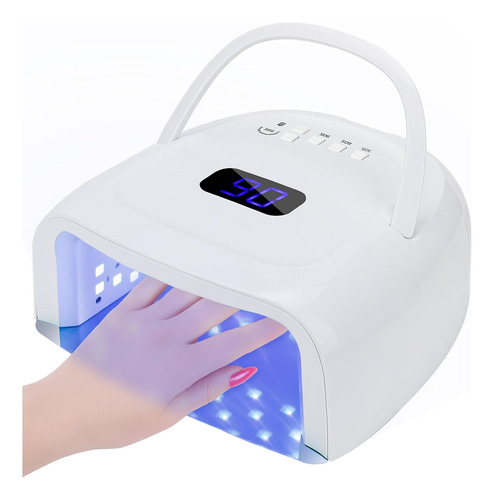 Lámpara Led Uv Uñas,secador Led Uv Profesional Recarg...